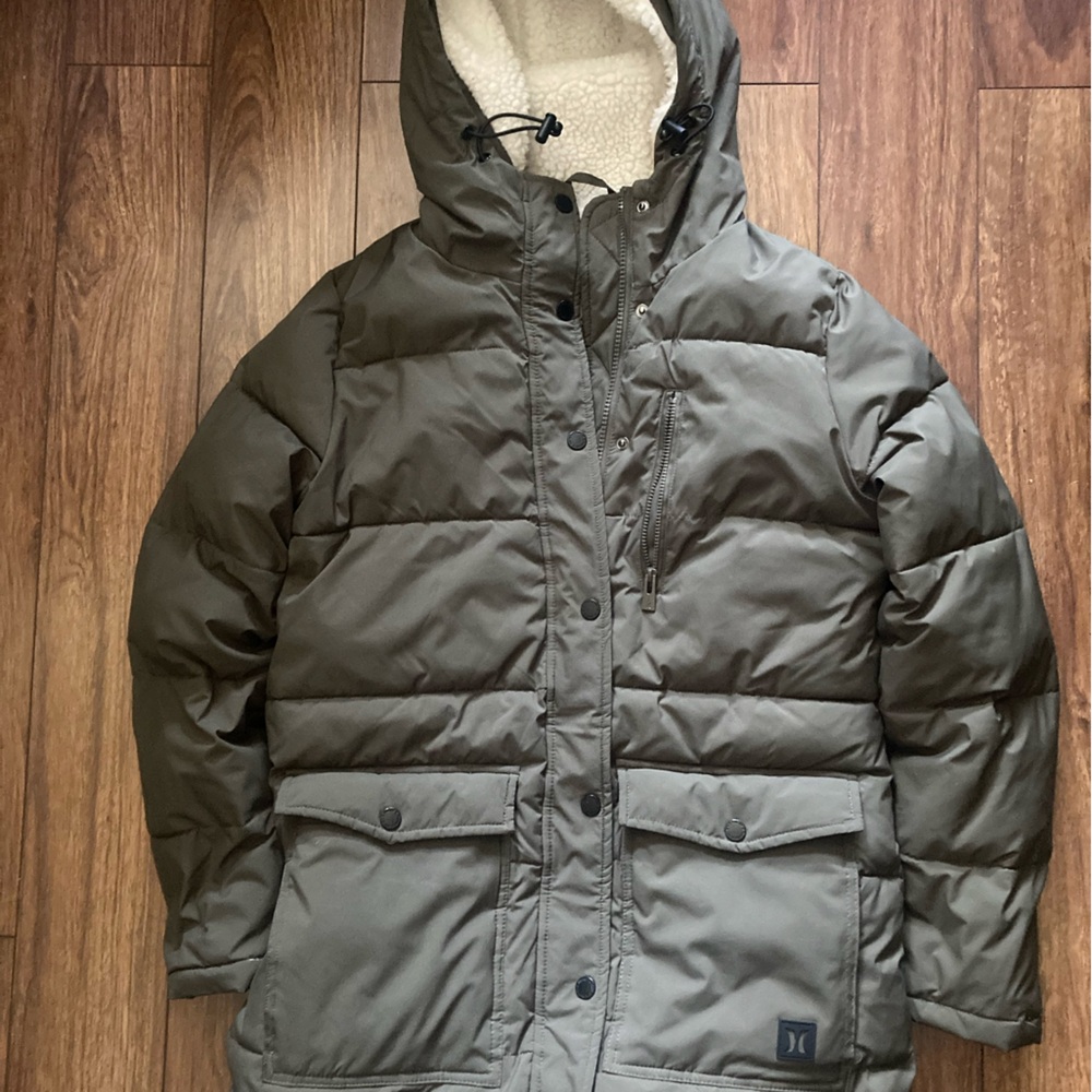 Hurley Olive Green Ski Jacket